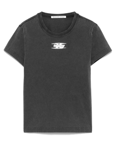 Футболка с логотипом, серый Alexander wang