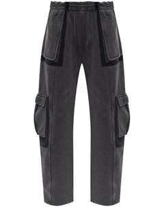 Спортивные брюки-карго из хлопка, черный Alexander wang