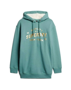 Платье Luxe Metallic Logo, синий Superdry