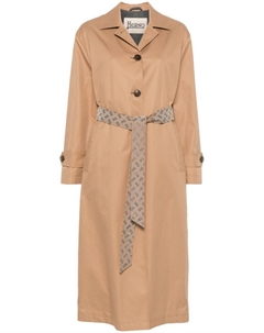 Тренч с поясом, коричневый Herno