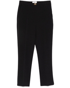 Брюки с логотипом, черный Elisabetta franchi