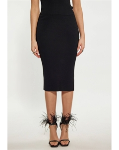 Юбка миди Skirt, черный Faina