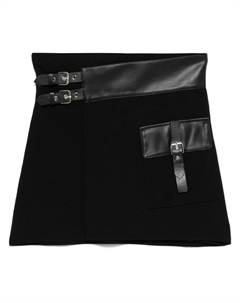 Мини-юбка с поясом, черный Liu jo