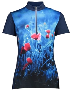 Функциональная рубашка Tshirt WOMAN BIKE T-SHIRT, синий Cmp