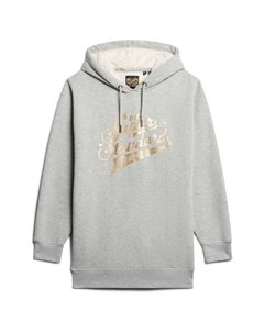 Платье Luxe Metallic Logo, белый Superdry