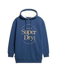 Платье Luxe Metallic Logo, синий Superdry
