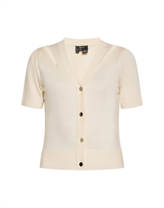 Кардиган Knit Cardigan, светло-бежевый Faina