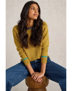 Талия nep джемпер, желтый White stuff