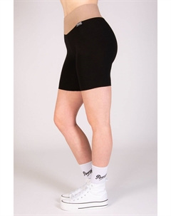 Женские шорты с высокой талией, черный Pineapple