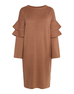 Платье WHITE LABEL Knitted dress, коричневый Usha