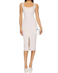 Фарфоровое платье-майка миди Commando