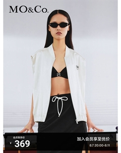 Бейсбольная куртка без рукавов, черный Moco