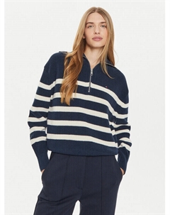 Пуловер свободного кроя, синий Tommy hilfiger