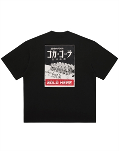 Футболка унисекс, черный Coca-cola