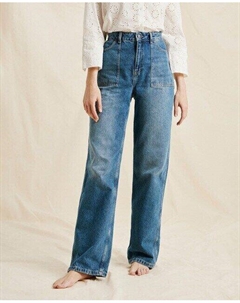 Женские широкие джинсы с высокой посадкой, синий Jdy