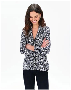 Женская рубашка с длинными рукавами и анималистическим принтом, мультиколор Caroll