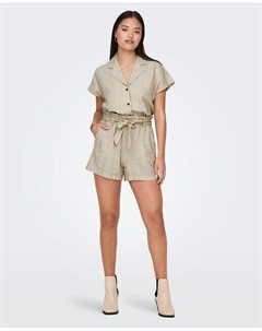 Женские шорты с завышенной талией и бантом, бежевый Jdy