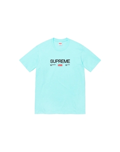 Футболка унисекс, голубой Supreme