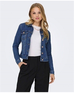 Женская джинсовая куртка приталенного кроя, синий Jdy