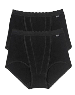 Комплект трусов Control Maxi (2 шт.), черный Sloggi
