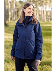 Куртка Fell 3 в 1, водостойкий дождевик, синий Mountain warehouse