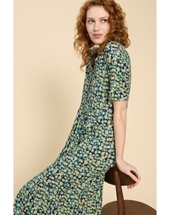 Трикотажное платье Naya, зеленый White stuff