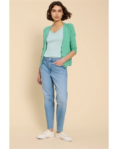 Кардиган Naria с v-образным вырезом, зеленый White stuff