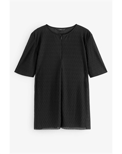 Туника на молнии с короткими рукавами, черный Next