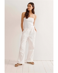 Парашютные брюки карго с чистой талией, белый Next