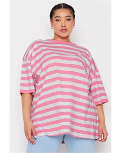 Футболка свободного кроя, серый Yours