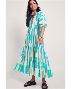 Платье Грейс с принтом, синий Monsoon