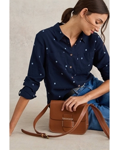 Рубашка Sophie из органического хлопка, синий White stuff