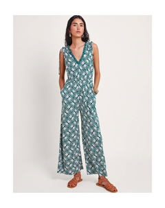 Комбинезон Rosana с принтом, синий Monsoon