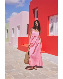 Летнее платье макси, розовый Next