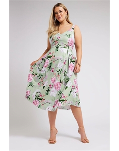 Платье «Лондон» с вырезом в форме сердца и складками, зеленый Yours