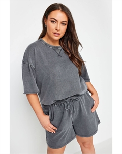 Шорты-Джоггеры из лимитированной коллекции кислотной стирки, серый Yours