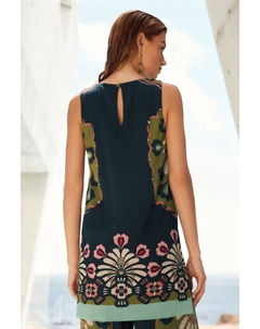 Длинная туника без рукавов из мятой сетки, мультиколор Next