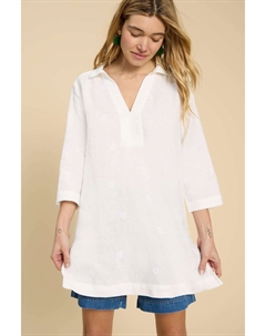 Льняная туника Blaire, бежевый White stuff