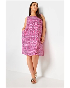 Платье без рукавов, розовый Yours