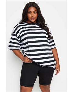 Шорты-Бермуды средней степени стирки, черный Yours