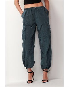 Брюки-Карго с парашютом на застежке, серый Next