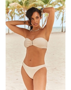 Лиф бикини с отделкой-бандо, экрю Next