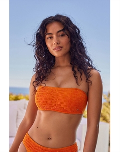 Лиф бикини-бандо на резинке, оранжевый Next