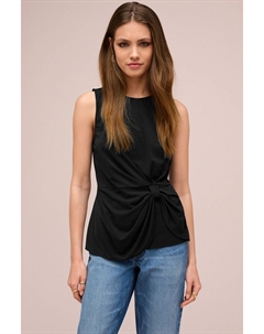 Топ без рукавов из джерси с бантом, черный Next