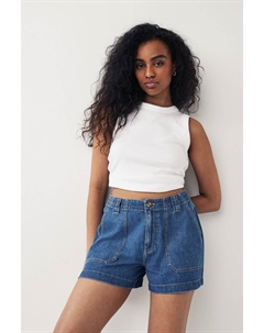 Легкие джинсовые шорты Cargo в стиле песочные часы, синий Next