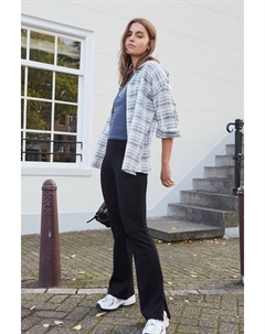 Расклешенные леггинсы Power Ponte из ткани, черный Next