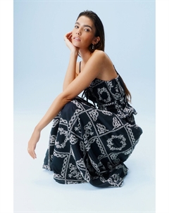 Юбка макси с вышивкой, синий Next