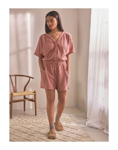 Комбинезон с рюшами, розовый Next