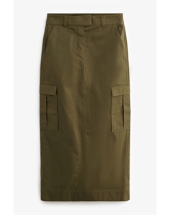 Юбка миди в стиле милитари, зеленый Next