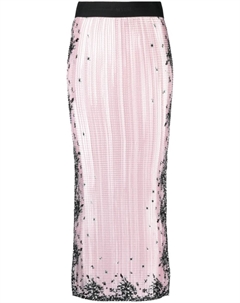 Юбка-карандаш с пайетками, розовый Msgm
